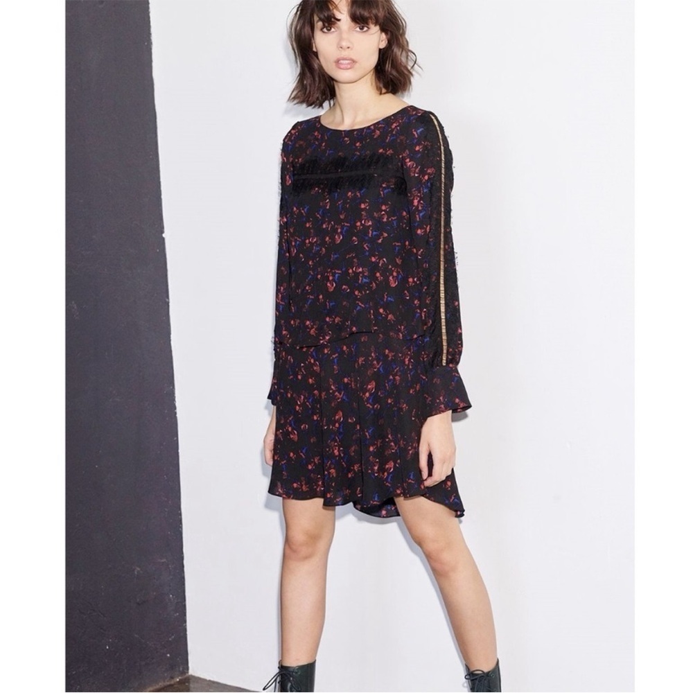 Thakoon Firework Floral Tiered Dress